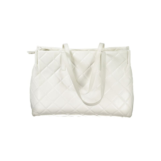 White Polyurethane Women's Bag