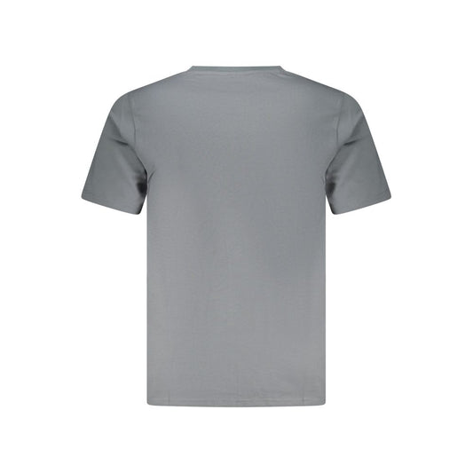 Gray Cotton Men's T-Shirt