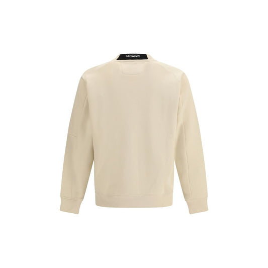Beige Cotton Sweatshirt