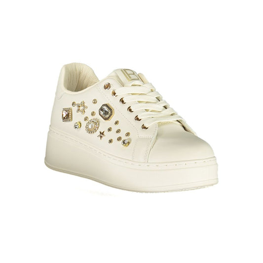 Bianco Polyurethane Women Sneaker
