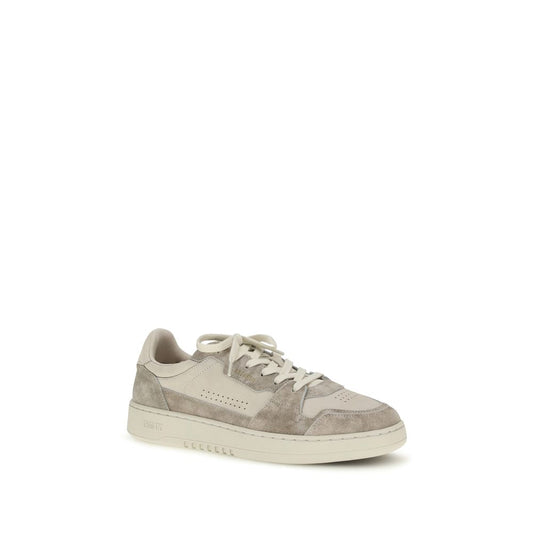 Gray Calf Leather Bos Taurus Low Top Sneakers