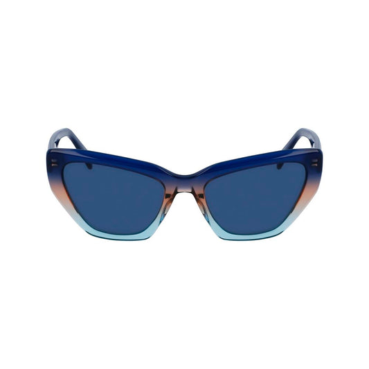 Blue Acetate Sunglasses
