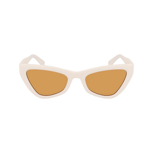 White Injected Sunglasses