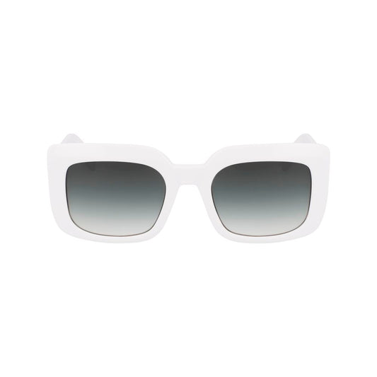 White Acetate Sunglasses
