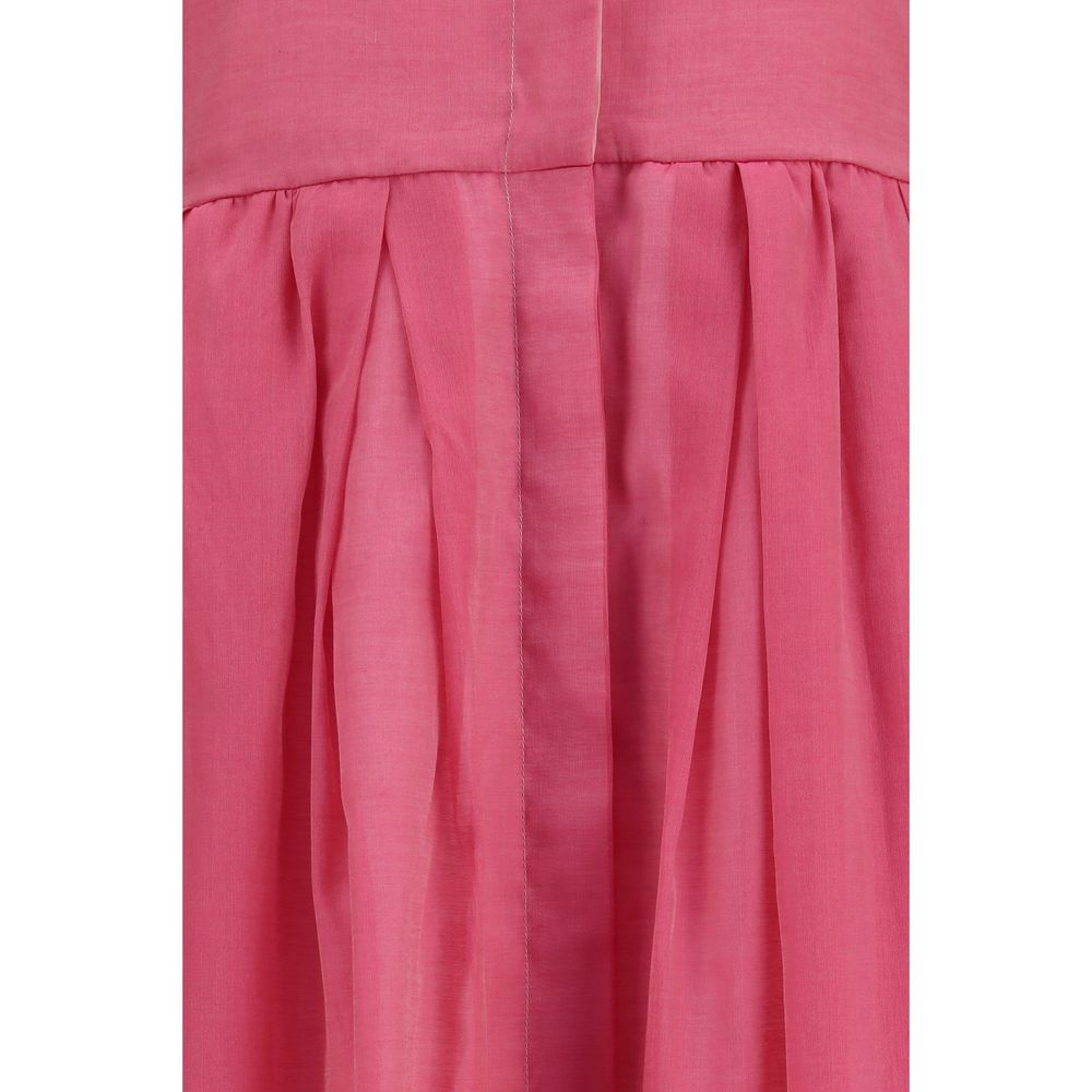 Multicolor Cotton Casual Dress