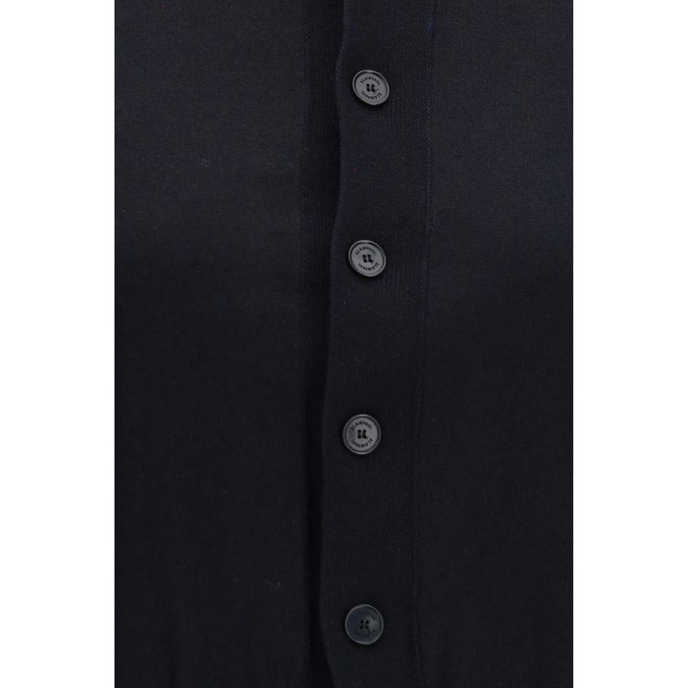 Black Cotton Cardigan