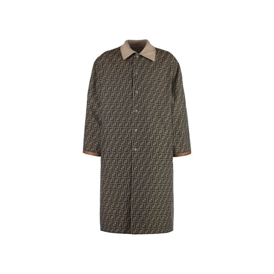 Beige Cotton Coat
