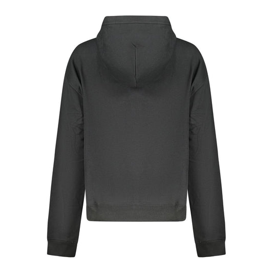 Black Cotton Women's Sweatshirt