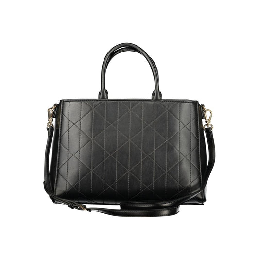 Black Polyurethane Women's Bag