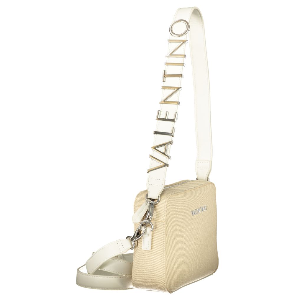 Beige Polyurethane Women's Bag