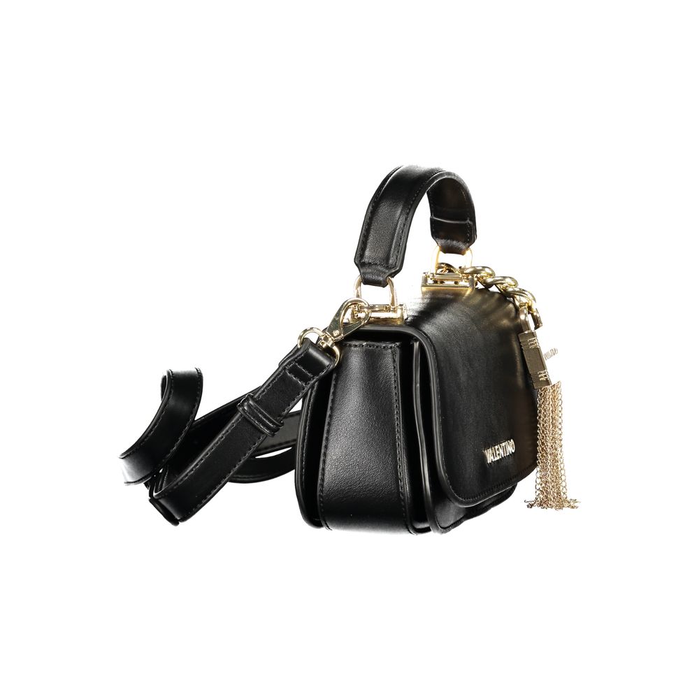 Black Polyurethane Women's Bag