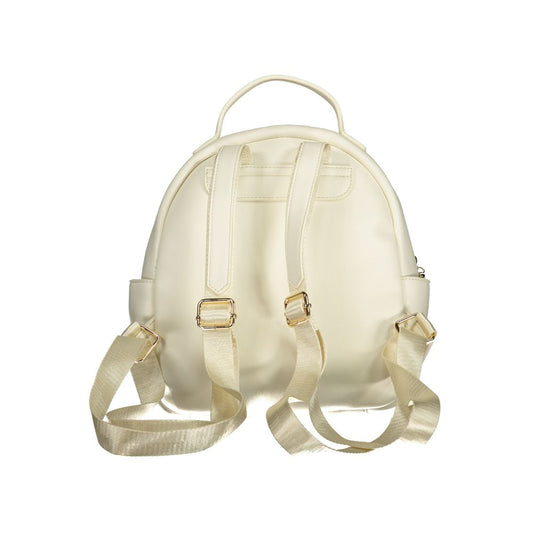Bianco Polyurethane Women's Backpack