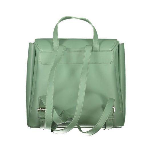 Green Poliuretano Womens Backpack