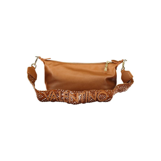 Brown Polyurethane Women's Bag