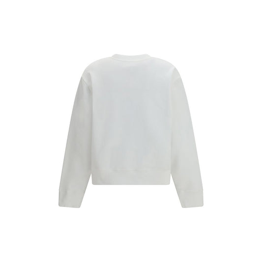 White Cotton Sweatshirt