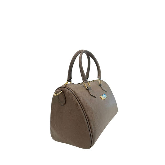 Brown Cowhide Women Handbag