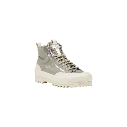Green Fabric Athletic Sneakers