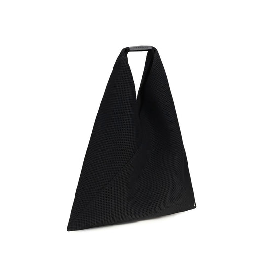 Black Polyester Shoulder Bag