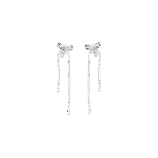 Silver Brass Earrings