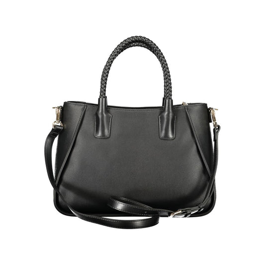 Nero Poliuretano Women's Bag with Adjustable Shoulder Strap