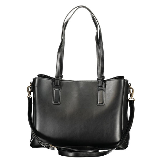 Nero Polyurethane Women's Bag with Recycled Features
