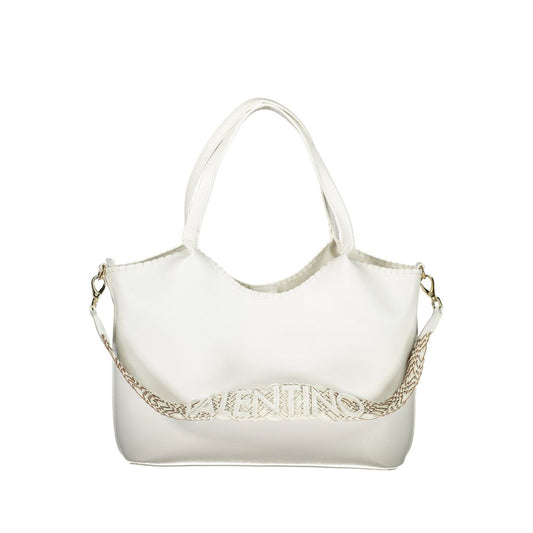 Bianco Polyurethane Women's Bag