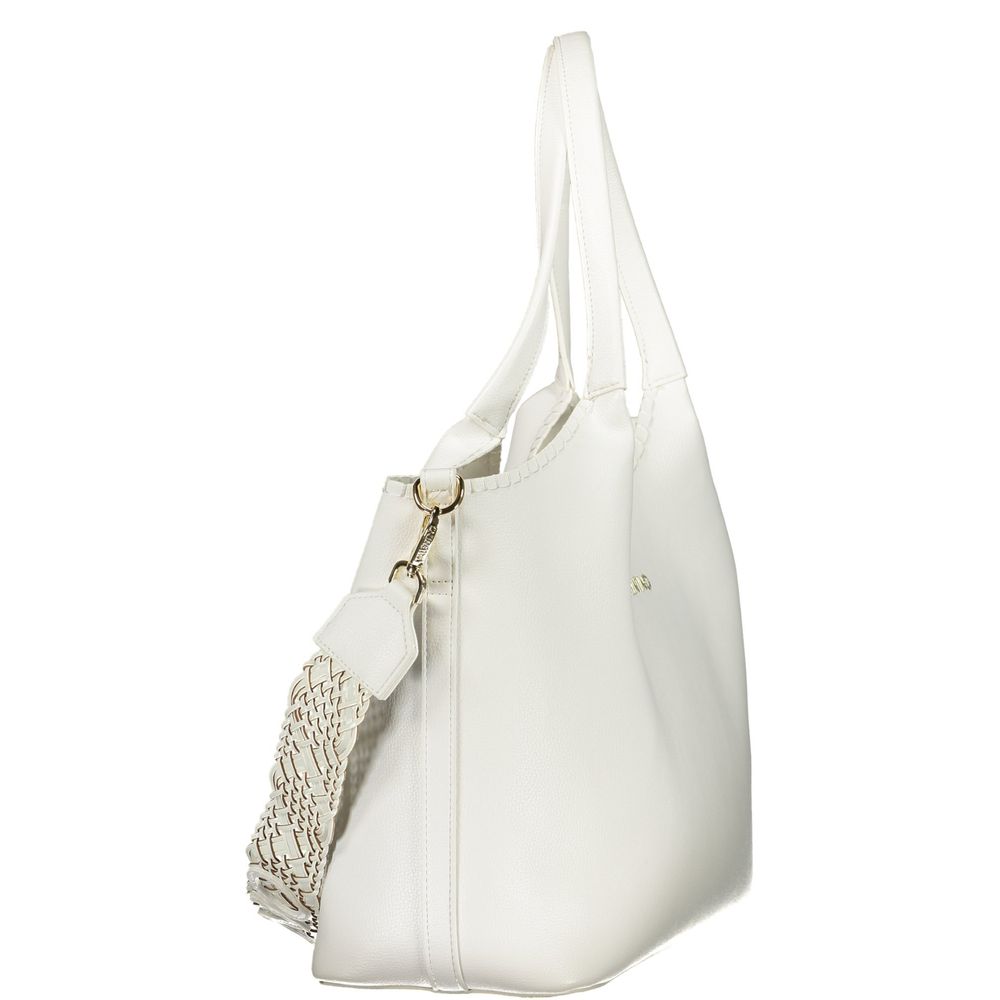 Bianco Polyurethane Women's Bag