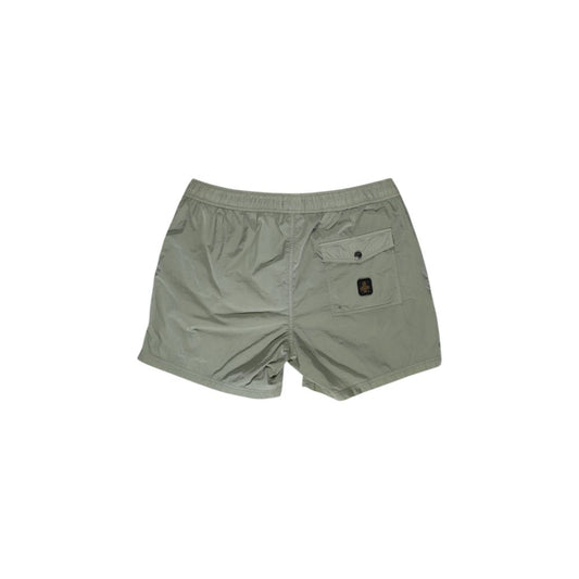 Green Nylon Swim Shorts