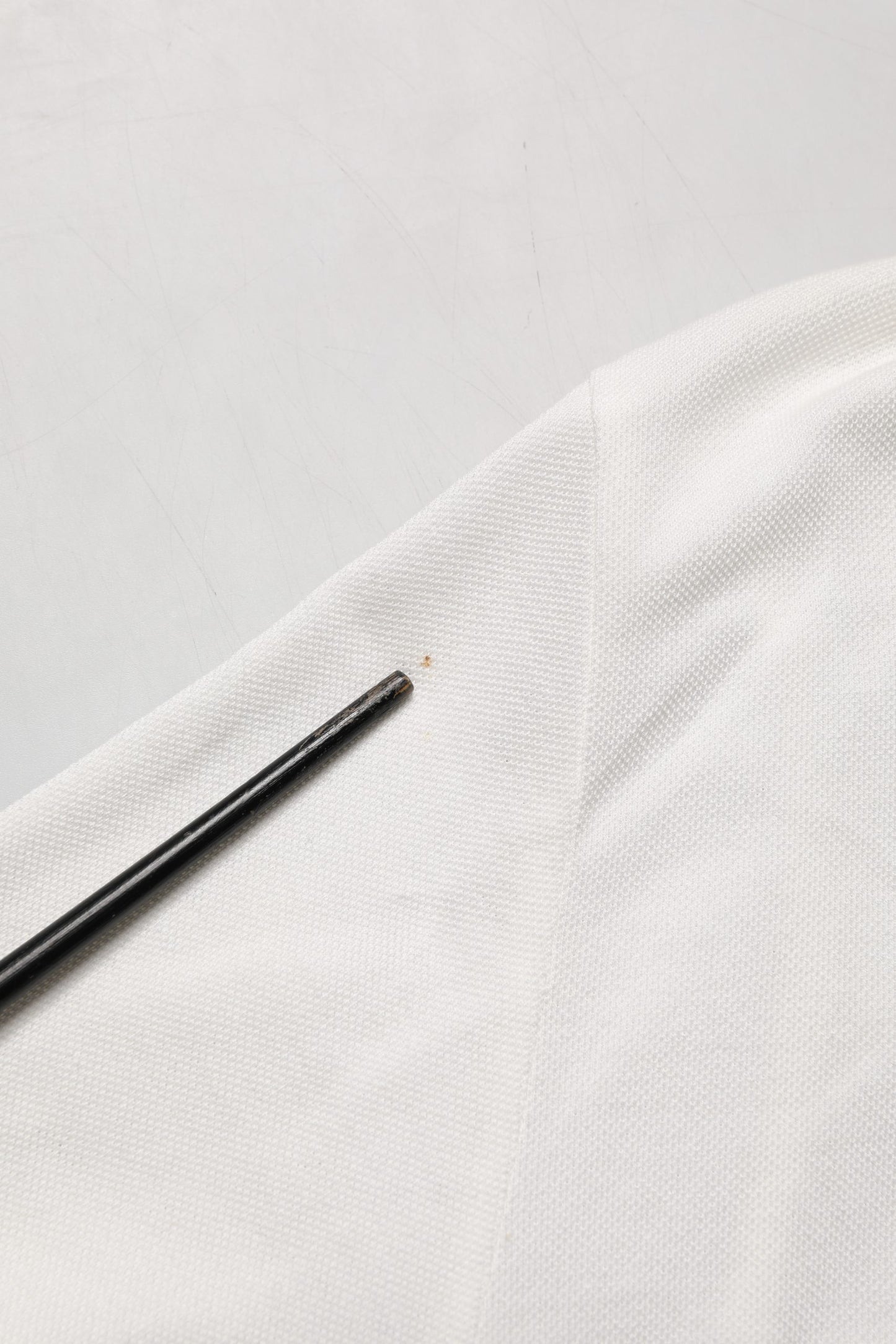 White Logo Plaque Short Sleeve Polo T-shirt