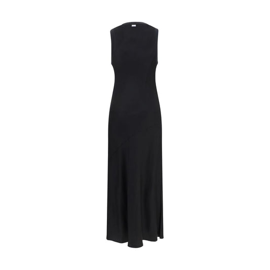 Black Viscose Casual Dress
