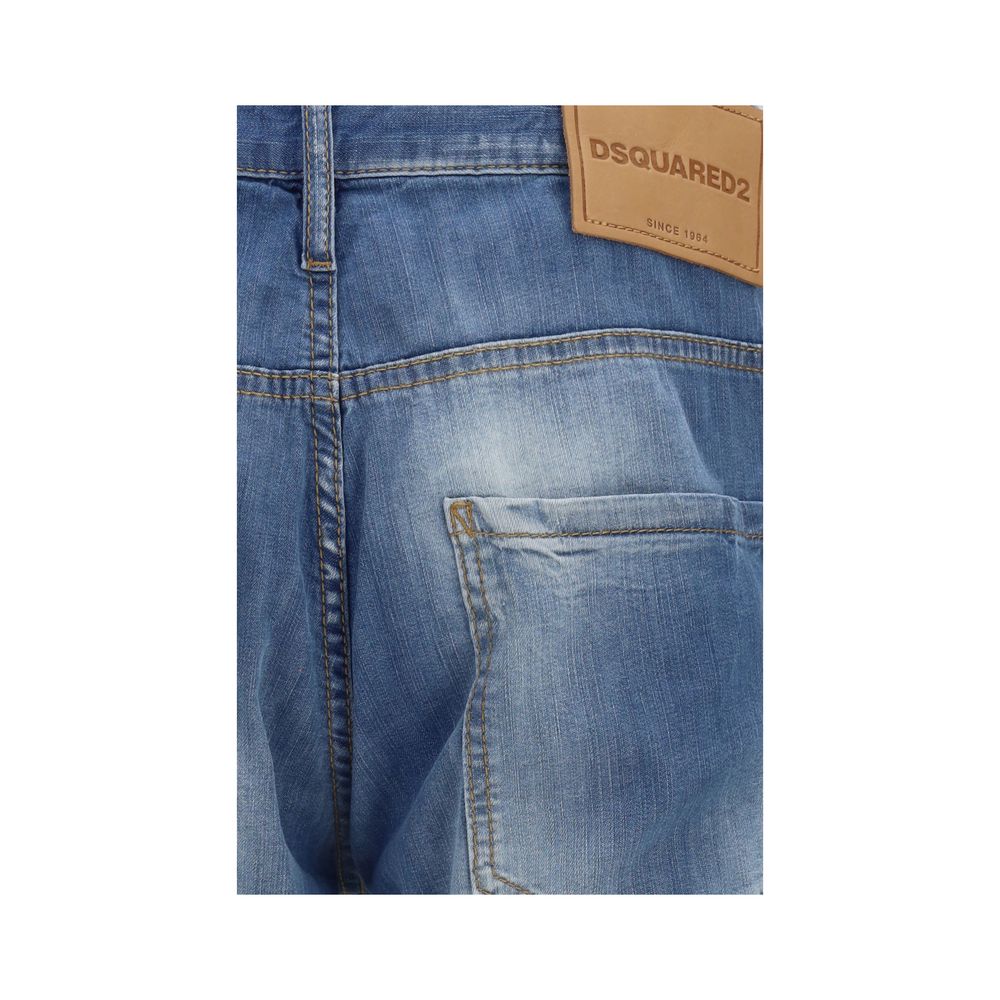 Blue Cotton Jeans Denim