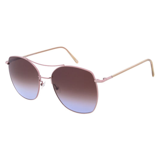 Rose Gold Metal Sunglasses