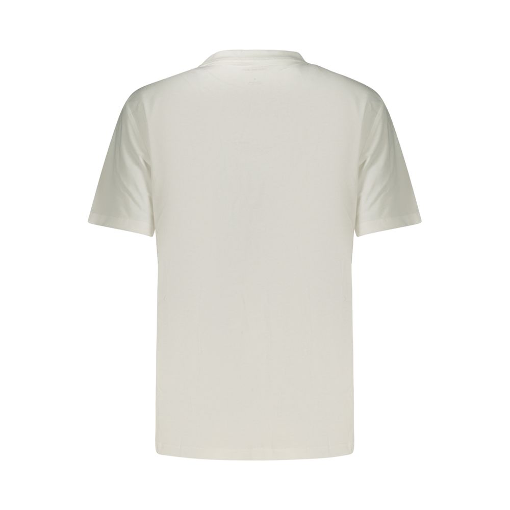 White Cotton Women T-Shirt