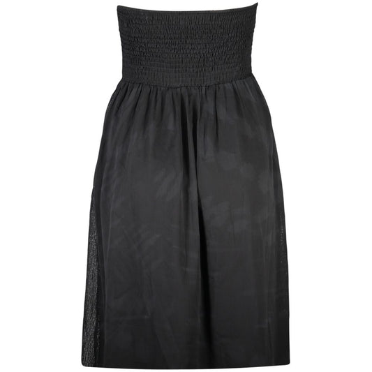 Black Polyester Women's Dress