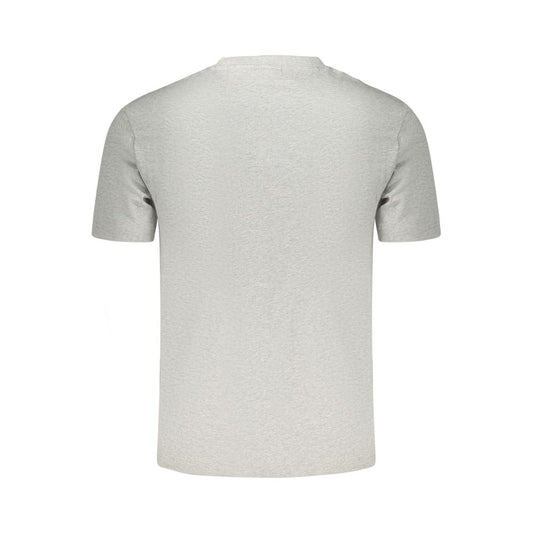 Gray Cotton Men's T-Shirt