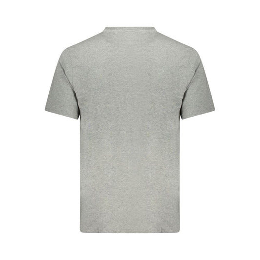 Gray Cotton Men's T-Shirt