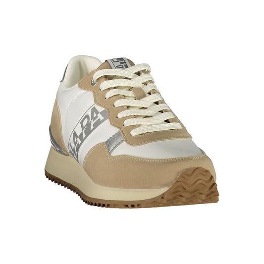 Bianco Polyester Women's Sneakers