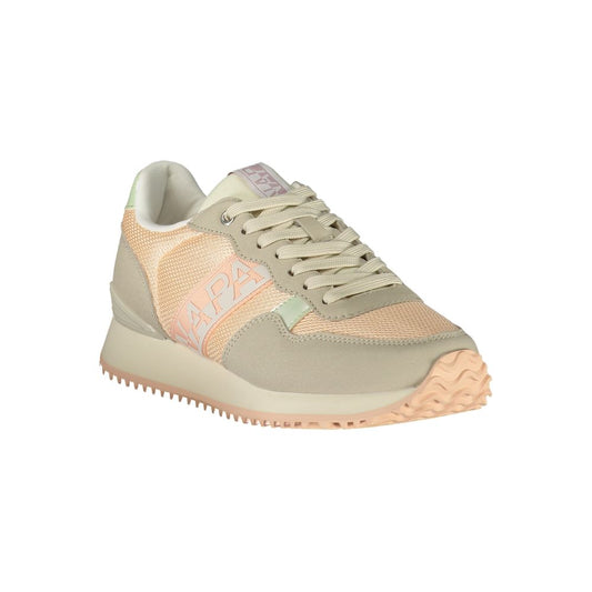 Pink Polyester Women's Sneaker