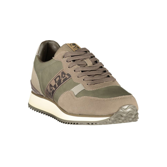 Verde Polyurethane Uomo Sneaker