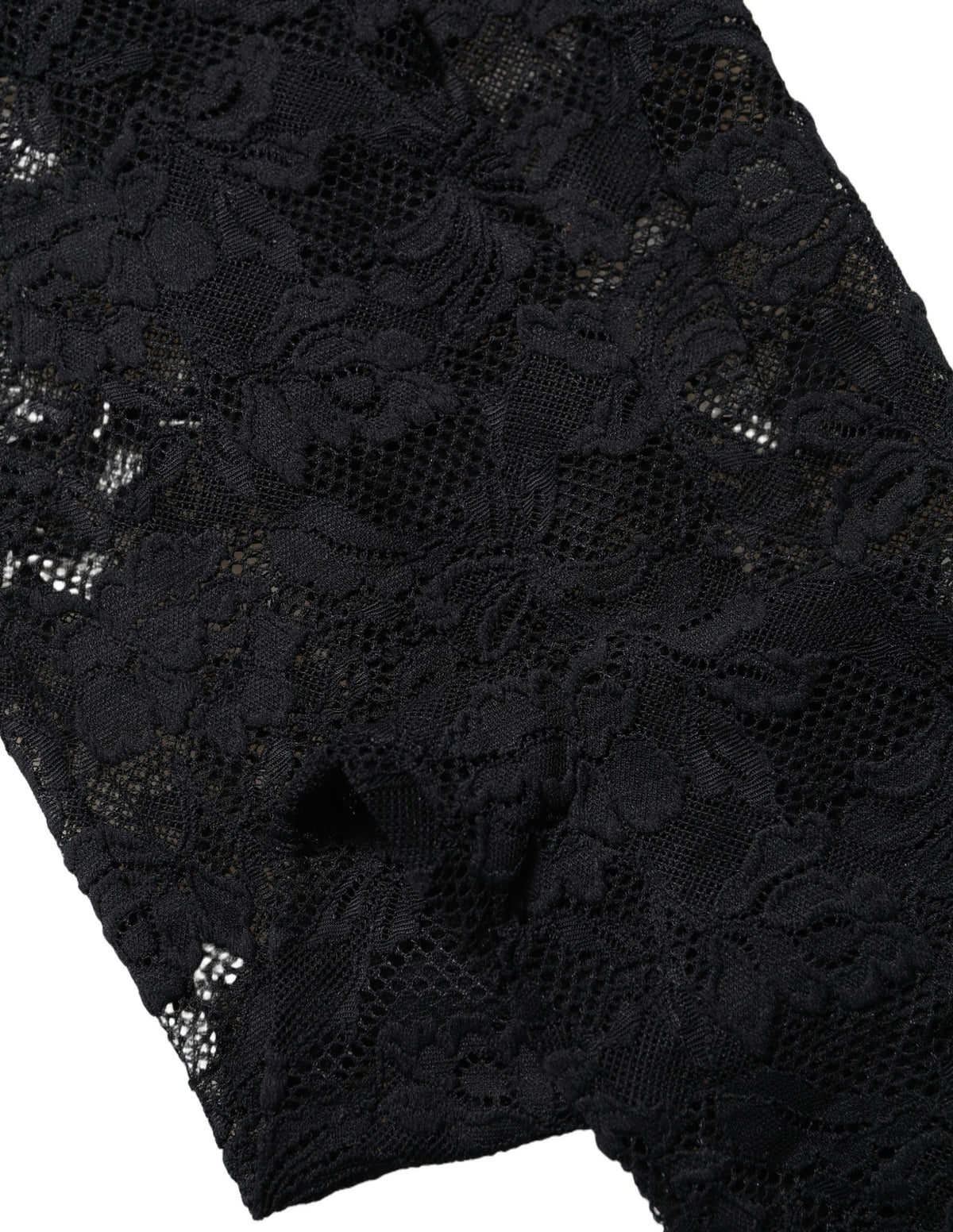 Black Floral Lace Thigh High Stockings Socks