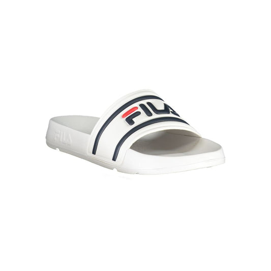White Polyurethane Men's Slipper