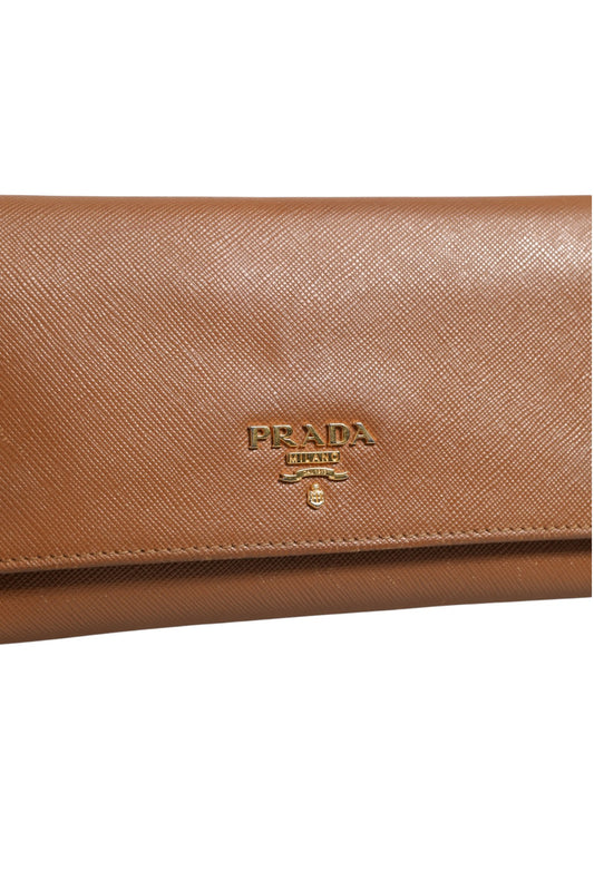 Brown and Gold Wallet Strap