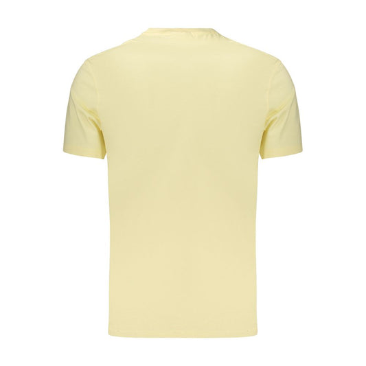 Yellow Cotton Men's T-Shirt