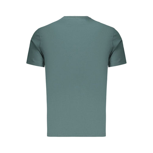 Blue Cotton Men's T-Shirt