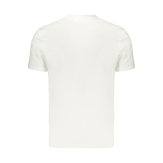 White Cotton Men's T-Shirt