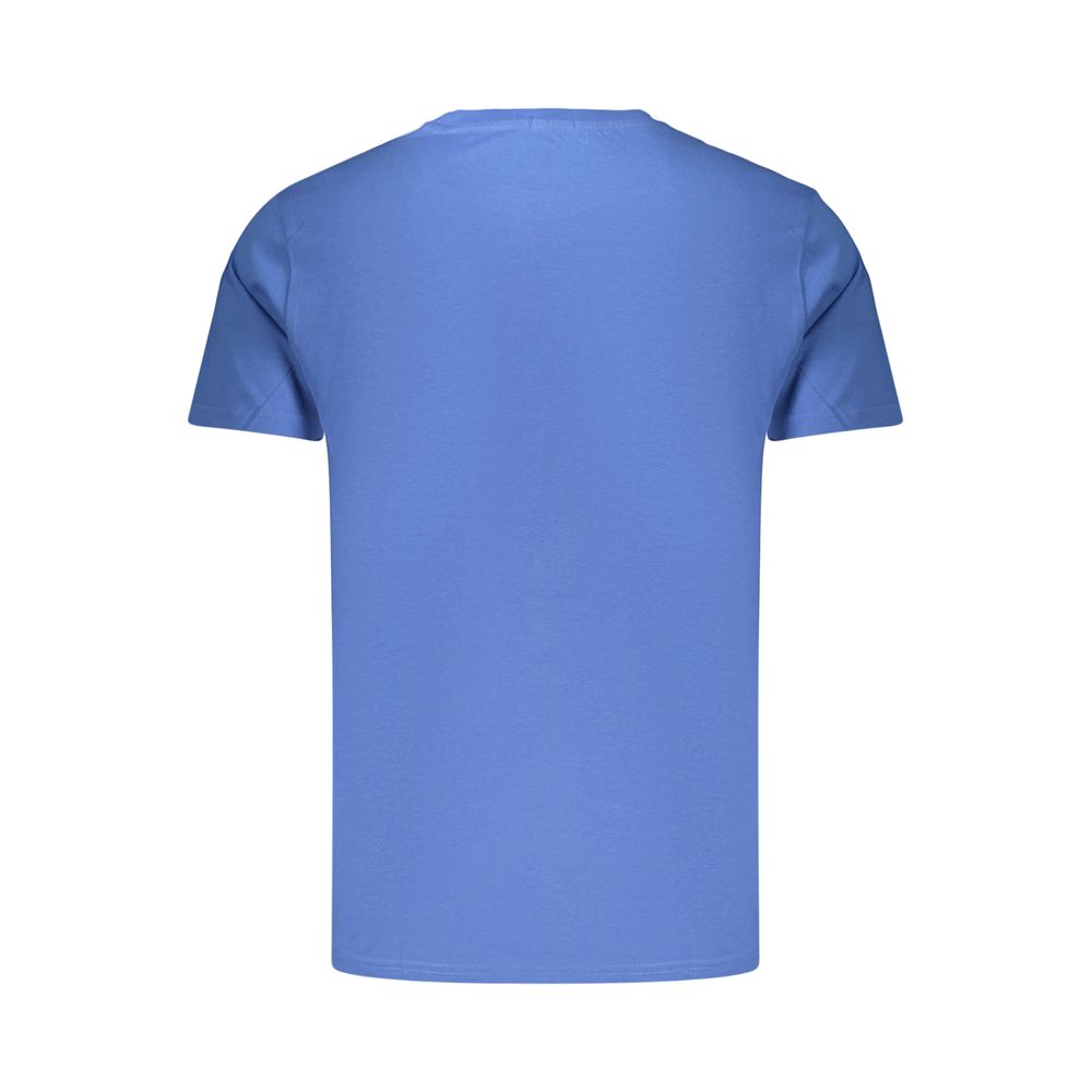 Blue Cotton Mens T-Shirt