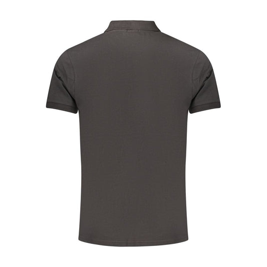 Black Cotton Men's Polo Shirt
