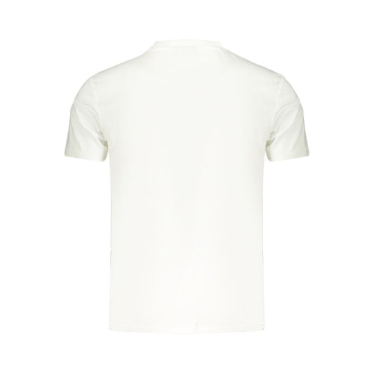 White Cotton Mens T-Shirt