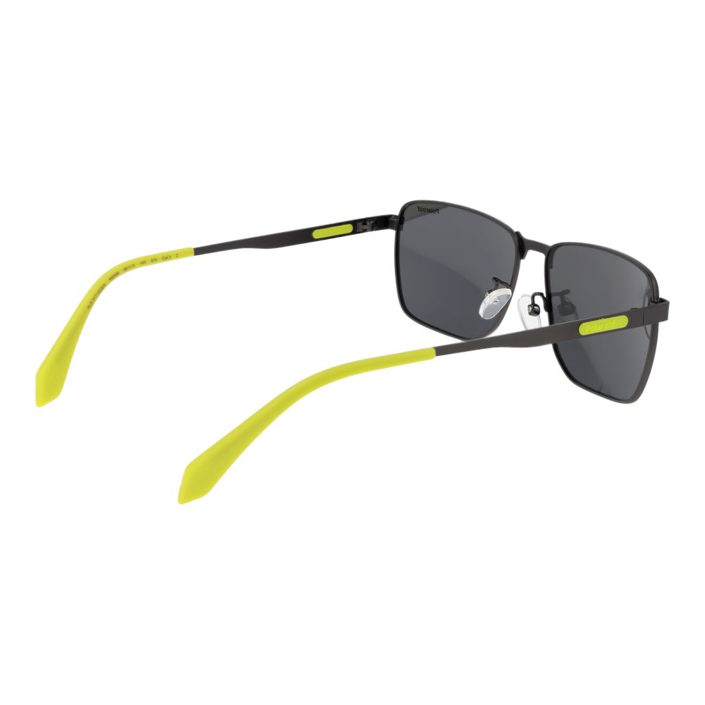 Gray Metal Sunglasses