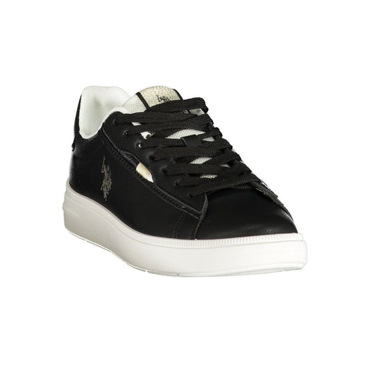 Nero Polyurethane Women's Sneaker